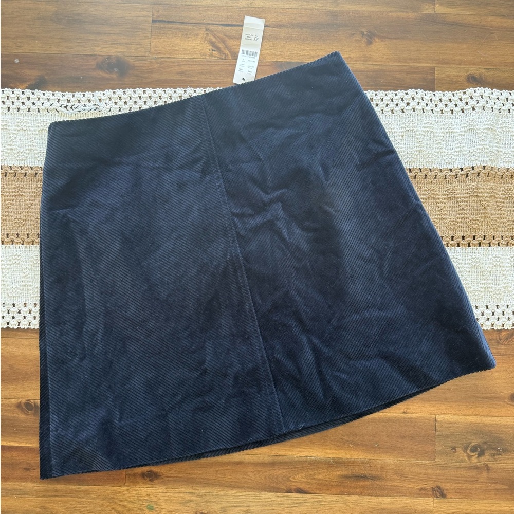 NWT J. Crew | NWT Dark Blue Corduroy Mini Skirt